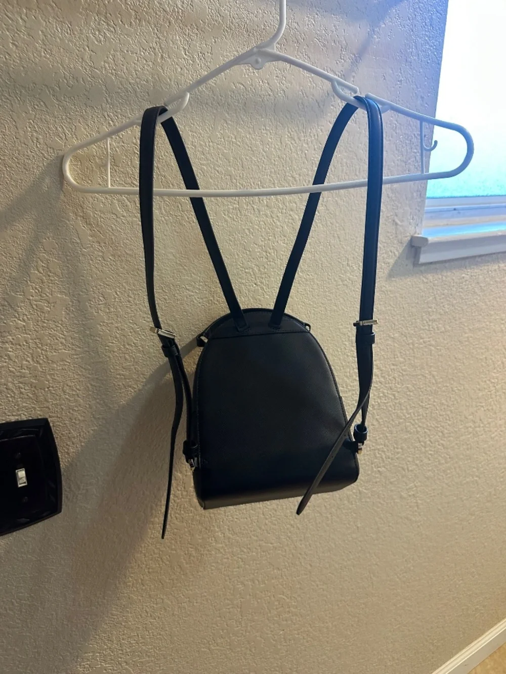 Kate Spade Saffiano Mini Black Backpack